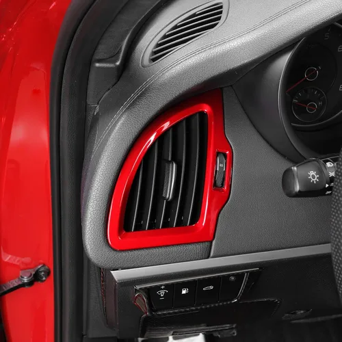 YOUTOOCAR 2 cubiertas laterales de ventilación compatibles con accesorios Kia Stinger 2018-2023 (rojo)