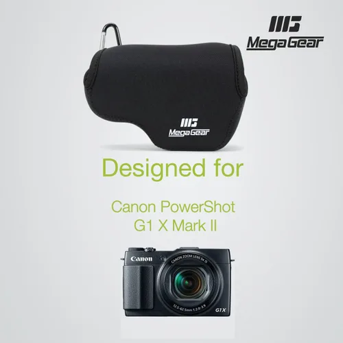 Miniatura 5 de MegaGear - Funda de neopreno para cámara Canon PowerShot G1 X Mark II