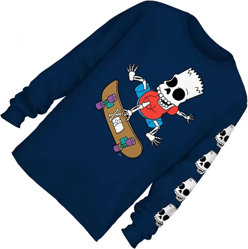 Miniatura 4 de The Simpsons Camiseta con logotipo de Krusty The Clown para hombre con logotipo de Krusty Burger