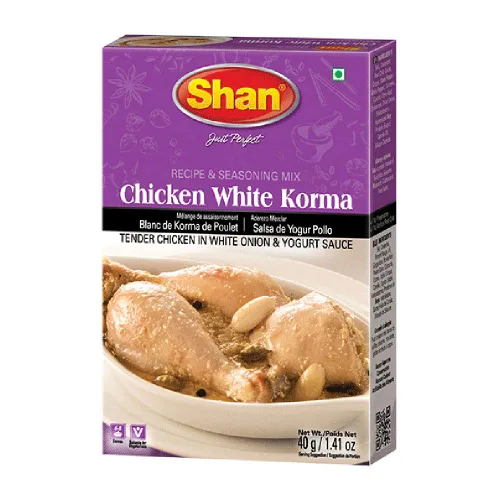 Miniatura 258 de Shan Korma Recipe and Seasoning Mix 1.76 oz (50g) - Spice Powder for Traditional Meat in Yogurt Sauce - Suitable for Vegetarians - Airtight Bag in a