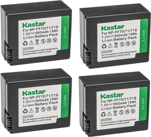 Miniatura 6 de Kastar Batería NP-FF70 de repuesto para Sony DCR-IP45, DCR-IP45E, DCR-IP5, DCR-IP55, DCR-IP55E, DCR-IP5E, DCR-IP7, DCR-IP7BT, DCR-IP7E, DCR-HC1000