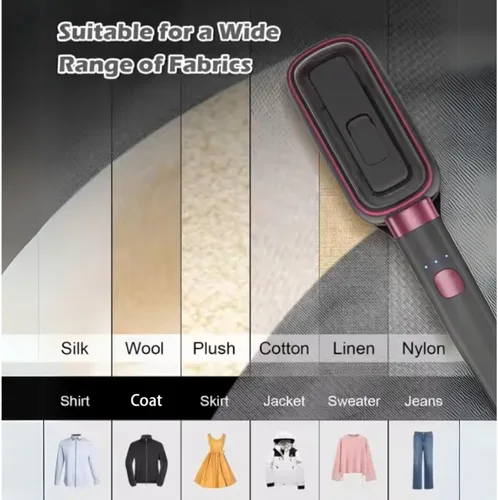 Miniatura 3 de Vaporizador portátil de viaje y juego de tabla de vapor plegable, tabla de hierro resistente al calor para vapor de ropa de alta presión, removedor