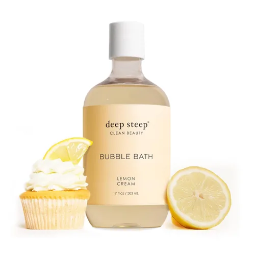 Miniatura 10 de Deep Steep baño de burbujas, lavanda y manzanilla 17 oz – Reducción de alergias clínicamente probada, baño relajante con manteca de karité y aceite