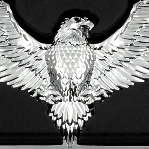 Miniatura 7 de HONGK - Compatible con pedal de freno Touring Softail Almohadilla grande H-D Eagle Hawk Emblem [B01BW4N5CM]