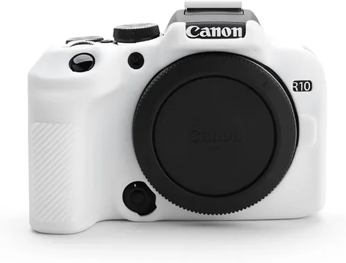 Miniatura 12 de Rieibi Funda para cámara EOS R10 - Funda protectora de silicona para cámara digital Canon R10 - Rojo