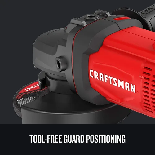 Miniatura 5 de CRAFTSMAN V20 Kit de herramientas de amoladora angular inalámbrica, 4-1/2 pulgadas, batería y cargador incluidos (CMCG400M1)