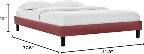 Miniatura 3 de Modway Plataforma Reign, individual, rosa polvorienta