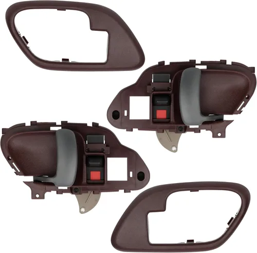 Miniatura 7 de APPERFiT Manija de puerta interior con kit de bisel (azul) Compatible con 1995-2002 Chevy Chevrolet GMC Truck C1500 C2500 C3500 K1500 K2500 K3500