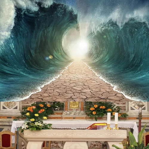 Miniatura 4 de Telones de fondo para fotografía de Moisés de 5 x 3 pies, fondo de fotografía, judaísmo, católico, cristiano, religión, telón de fondo, día santo