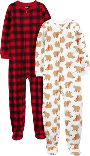Miniatura 14 de Simple Joys by Carter's Pijamas de forro polar con pies resistentes al fuego para niños