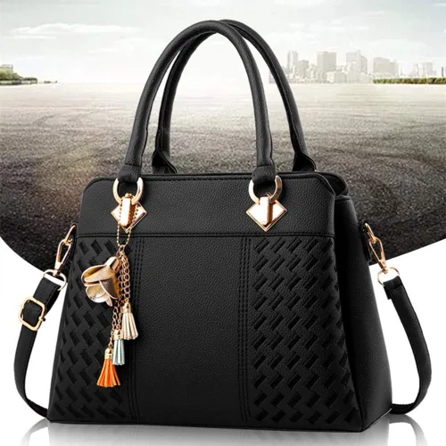 Miniatura 6 de Bolso de mano con asa superior para mujer, bolso de cuero PU