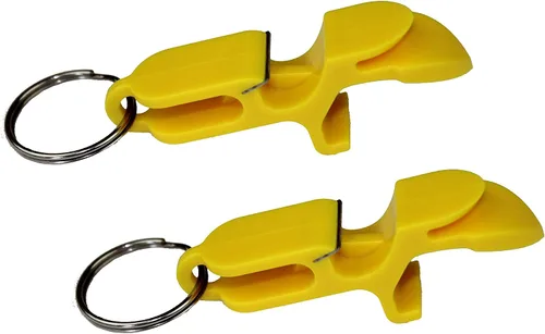 Miniatura 16 de Llavero abridor de botellas de cerveza con escopeta de cerveza, paquete de 2, color negro, herramienta de disparo de cerveza, ideal para fiestas