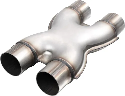 Miniatura 10 de Tubo de escape en Y de 2 pulgadas de entrada, A-KARCK de acero inoxidable de 2 pulgadas de salida, tubo en Y de 10 pulgadas de longitud que soporta