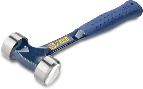 Miniatura 2 de Martillo de Liniero Estwing - Herramienta de Servicios Eléctricos de 40 onzas con cara lisa y agarre de reducción de impactos - E3-40L, azul