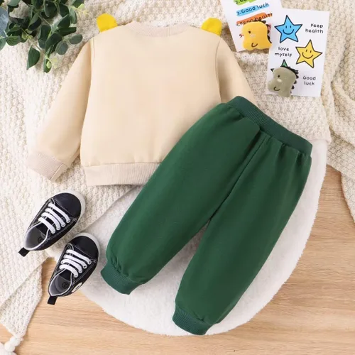 Miniatura 18 de Ropa para bebé niño pequeño, conjuntos de otoño e invierno, sudadera de manga larga con oso y pantalones, conjunto de 6 meses a 2 años