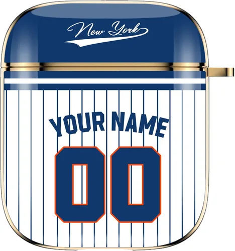 Miniatura 15 de Funda de béisbol personalizada con nombre y número para Apple AirPods de 2ª y 1ª generación, Arizona personalizada para fanáticos de los deportes