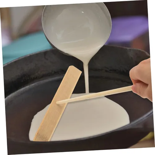 Miniatura 8 de TIDTALEO 1 Unidades de herramientas para panqueques Herramientas especiales Kit de herramientas para el hogar Kit de barbacoa Crepe Spreader Stick