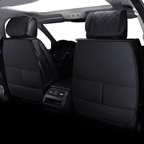Miniatura 3 de YIERTAI Fundas universales para asientos delanteros compatibles con Hyundai Tucson Elantra Sonata Nissan Rogue Crosstrek Honda CRV Buick Century