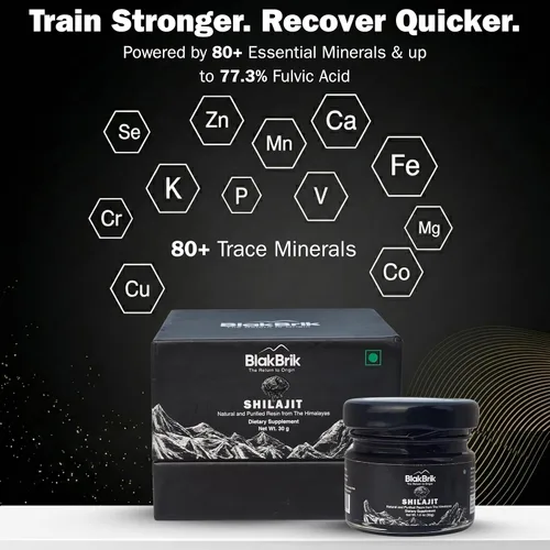 Miniatura 5 de Resina Shilajit pura del Himalaya, alta potencia, 77% ácido fúlvico, más de 80 minerales traza, apoya el impulso de energía y el apoyo inmunológico