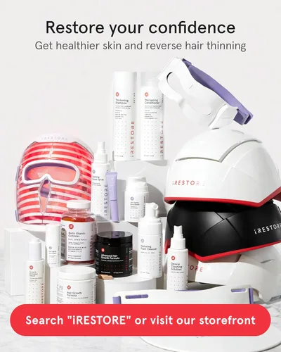 Miniatura 9 de iRestore - Sistema para crecimiento del cabello + baterías recargables, gorra láser aprobada por la FDA (Administración de Alimentos y Medicamentos)
