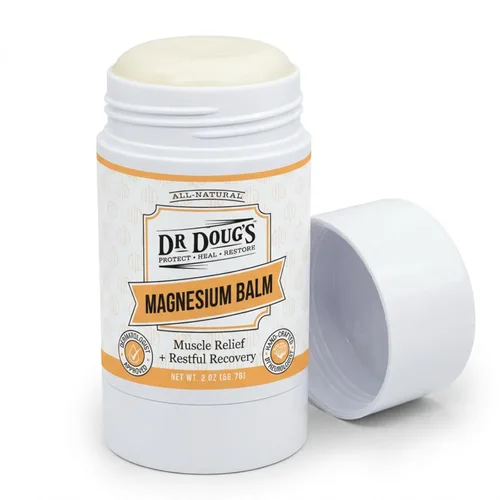 Dr. Doug's - Bálsamo de magnesio 100 % orgánico, ingredientes totalmente naturales, alternativa no tóxica al sulfato de magnesio, para evitar