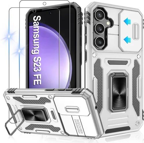 Miniatura 142 de Gritup para Samsung Galaxy S22 Funda con protectores de pantalla HD de 2 paquetes y cubierta deslizante para la cámara, protección contra caídas