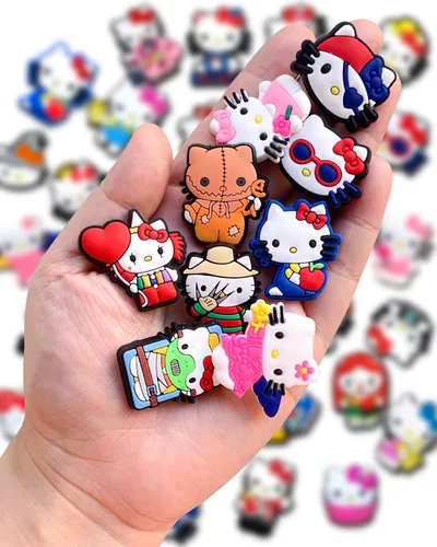 Miniatura 4 de Qnilasom 35 dijes para zapatos de PVC para decoración de pulsera accesorios Kawaii para niñas niños adolescentes adultos recuerdos de fiesta No No