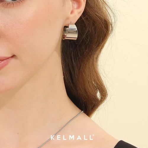 Miniatura 31 de KELMALL Aretes tipo argolla de oro de 14 quilates para mujer, hipoalergénicos, gruesos, redondos, no se deslustra, para orejas sensibles
