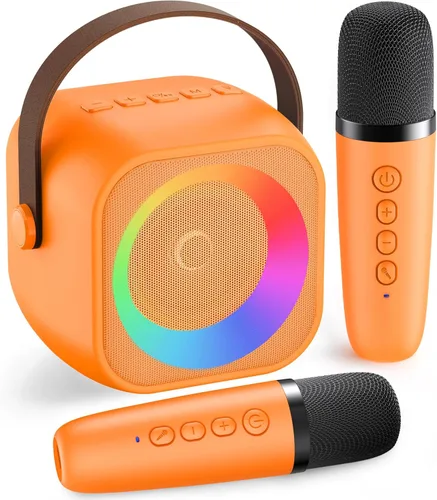Miniatura 10 de Máquina de karaoke para niños, regalos de karaoke para niñas de 4, 5, 6, 7, 8, 9, 10, 12 años o más, fiesta de cumpleaños, 4 a 12 años, juguetes