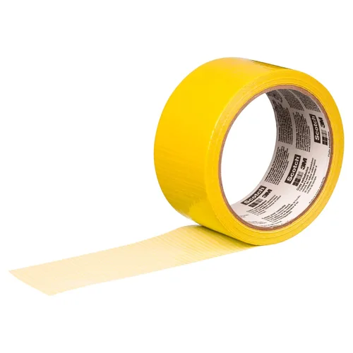 Miniatura 6 de Scotch Cinta adhesiva, Amarillo Sol, 1.88 pulgadas x 18 m, paquete de 6