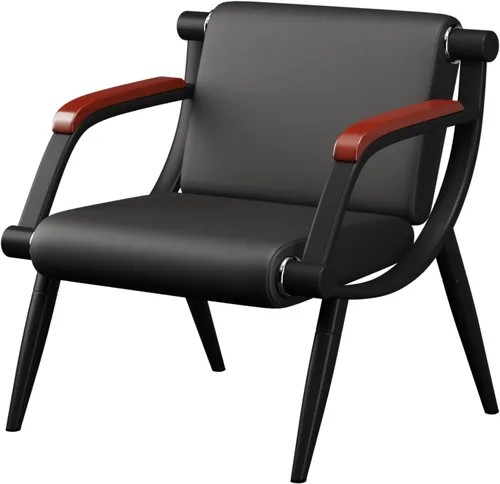 Miniatura 13 de wonline Banco de sala de espera, sillas de recepción de muebles de oficina con brazos, sillas de cuero adecuadas para clínica, aeropuerto, hospital