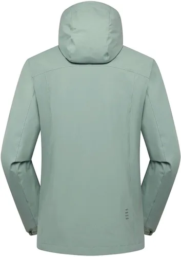 Miniatura 5 de Chaqueta de esquí para mujer, 3 en 1, con capucha, impermeable, resistente al viento, chaqueta de forro polar, impermeable, snowboard y montaña