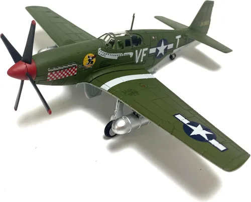 Miniatura 7 de Modelo de avión fundido a troquel P-51 Mustang 1/72 de América del Norte