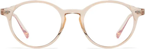 Miniatura 15 de HJSTES Gafas de Luz Azul Vintage para Mujeres y Hombres Redondas que Bloquean la Luz Azul con Marco Grueso TR90