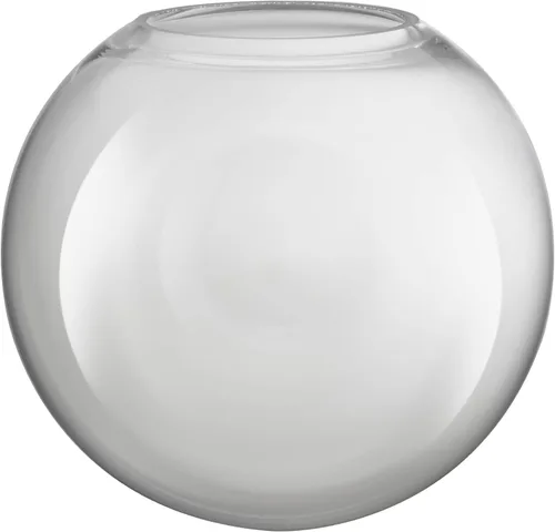Miniatura 2 de Aspen Creative 28005-60-2 - Globo de cristal transparente de 6 pulgadas, sin cuello, para apliques de pared, ajustador: 2-3/4 pulgadas, paquete de 2
