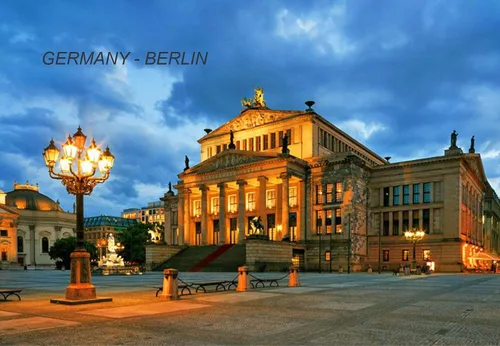 Miniatura 21 de Alemania Frigorífico Imanes GRP 2 (1 pieza, Ciudad: Berlín #GER31)