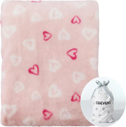Miniatura 25 de CREVENT Manta de Felpa Sedosa y Linda para Bebé Niñas & Niños, Recién Nacidos, Bebés, Cuna, Cochecito, Silla de Paseo, Regalo Adecuado para Todas