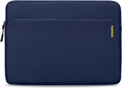 Miniatura 16 de tomtoc Funda delgada de ajuste personalizado para MacBook Neo A18 Pro A3404 de 13 pulgadas, resistente al agua, con bolsillo para accesorios