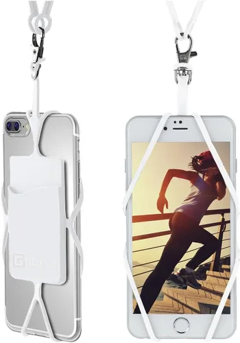 Miniatura 19 de Gear Beast - Correa universal para teléfono celular compatible con iPhone, Galaxy y la mayoría de teléfonos inteligentes, incluye soporte para Rosa