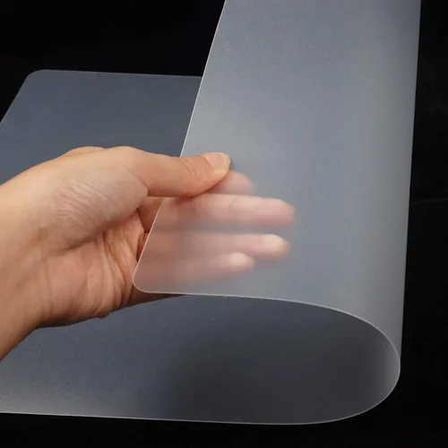 Miniatura 4 de Manteles individuales de plástico para mesa de comedor, manteles individuales translúcidos, 8 piezas resistentes al calor, lavable para comedor