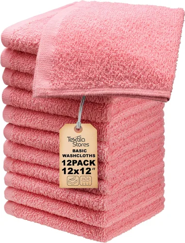 Miniatura 29 de Toallas de baño básicas medianas de 24 x 48 pulgadas, paquete de 6, color beige, suaves y absorbentes, toallas de algodón multiusos para baño, spa