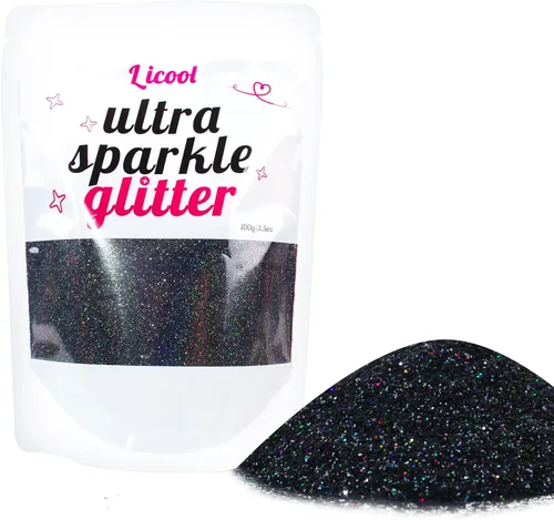 Miniatura 7 de Purpurina fina holográfica, 3.5 onzas / 3.5 onzas, paquetes de polvo de purpurina extrafina para resina, purpurina artesanal para vasos, fabricación