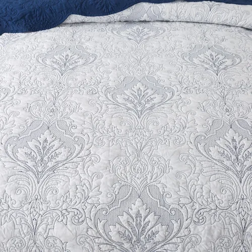 Miniatura 279 de HoneiLife - Juego de colcha de tamaño Queen, juego de ropa de cama de pana bordada de 3 piezas, colcha de lujo, ligera, cálida, para todas las Pana