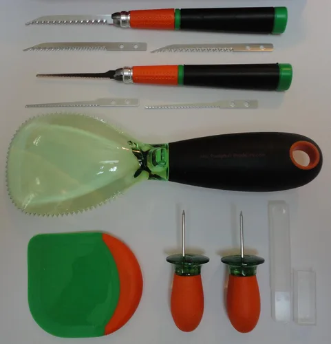 Miniatura 4 de kit para tallado de calabazas. Kit completo.