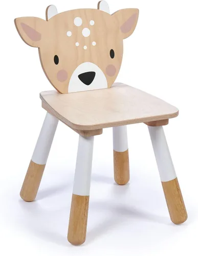 Tender Leaf Toys - Colecciones de mesas y sillas del bosque - Adorable mesa y sillas de juego artístico de tamaño infantil - Fabricado con