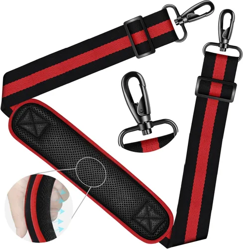 ZINZ Correa para el hombro, correa ajustable universal de 59 pulgadas con almohadilla transpirable fija ultra gruesa para laptop, crossbody,
