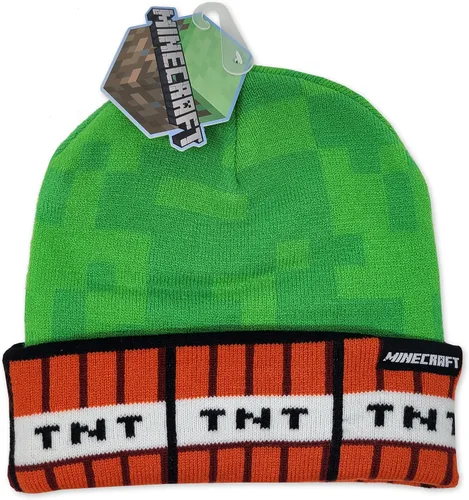 Miniatura 2 de Minecraft Creeper TNT - Gorro para niños color rojo y verde