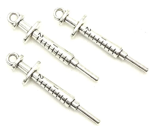 Miniatura 6 de 30 dijes de aleación de dientes, joyería para collares, pulseras, manualidades, suministros de fabricación de 0.945 x 0.591 in (plata antigua)