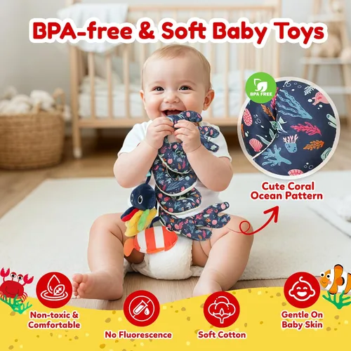 Miniatura 3 de Juguete de actividad en espiral para asiento de automóvil y cochecito, juguetes de asiento de automóvil para bebés de 0 a 6 meses niño, juguetes