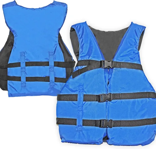 Miniatura 4 de Chaleco salvavidas de remo tipo III aprobado por la Guardia Costera, dispositivo de flotación PFD tipo III; moto acuática, wakeboard, chaleco Azul